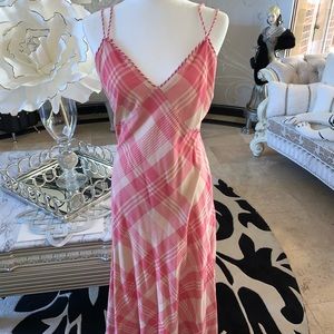 Summer lightweight maxi dress pink Size 14